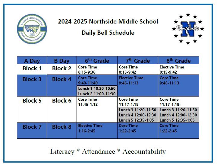  bell schedule
